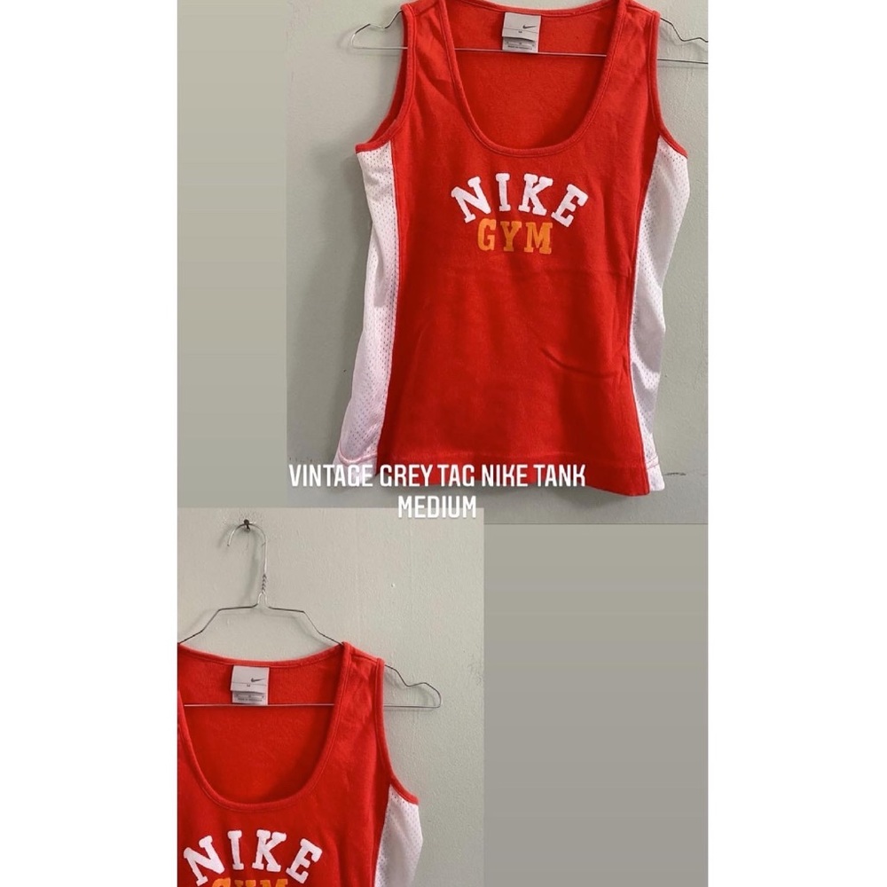 Grey tag Vintage Nike tank Y2K vibes
